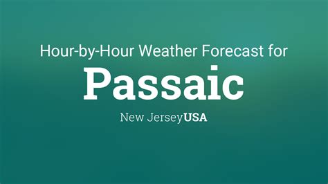 Passaic weather hourly - Oct 5, 2023 · Passaic, New Jersey - Detailed weather forecast for tomorrow. Hourly forecast for tomorrow - including weather conditions, temperature, pressure, humidity, precipitation, dewpoint, wind, visibility, and UV index data. 2369682 